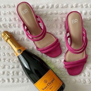 BP 💕 Hot Pink Strappy Sandals 💕 Size 7M